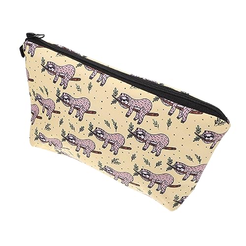 MUSISALY Make-up-Tasche Spiegel Tragbare Kosmetiktasche Für Mädchen Dekorative Kulturtasche Süße Schönheitstasche Aus Polyester von MUSISALY