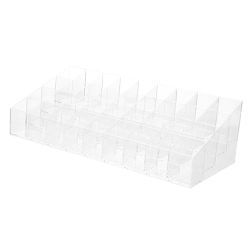 MUSISALY Lippenstift-aufbewahrungshalter Mehrzweck-make-up-organizer Transparenter Lippenstiftständer Lippenstiftständer Für Den Schreibtisch von MUSISALY