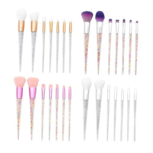MUSISALY 7stücke Teiliges Professionelles Schminkpinselset Kosmetikpinsel Für Präzise Anwendungen Mit Komfortablen Rosa Röhren Und Weichen Borsten Für Frauen Make-up-liebhaber von MUSISALY