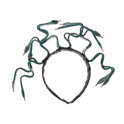 MUSISALY Schlangen Stirnband Kopfschmuck Für Party Kunststoff Medusa Accessoire Kostümzubehör Für Kinder Und Teenager von MUSISALY