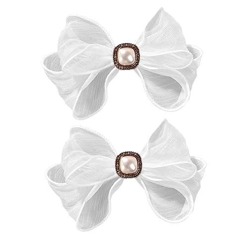 MUSISALY Modische Haarspange Für Damen 2 Stück Netz-haarnadel Schleife Haarspange Braut-haarschleife Mit Schleife Für Den Täglichen Gebrauch von MUSISALY