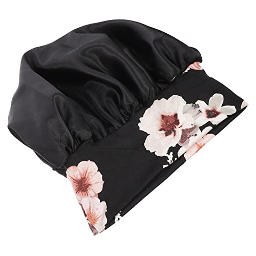 MUSISALY Satin Schlafhaube Für Damen Mit Breitem Rand Haarschutz Für Lange Haare Atmungsaktiv Und Bequem Für Nächtliche Haarpflege von MUSISALY