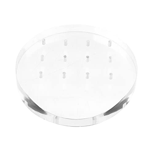 MUSISALY Nägel Polieren Ständer Für Schleifköpfe Aufbewahrungsständer Für Nagelpolierbits Nagellackkopf-organizer 12 Löcher Acryl Haltbar Für Nagelstudio Und Diy von MUSISALY