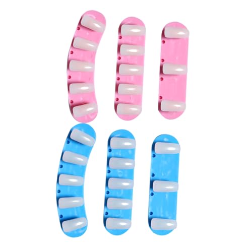 MUSISALY Nagel-set 2 Stück Acryl-nagelspitzen- Präsentationsständer Magnetische Aufkleber Nailart- Übungsdisplay von MUSISALY