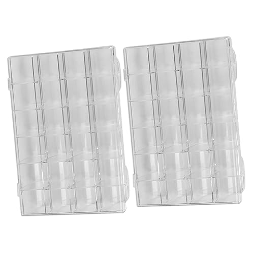 MUSISALY Nail Art Organizer Container 2pcs Maniküre Aufbewahrungsbox Nagel Diamant Fall Maniküre Ornament Fall von MUSISALY