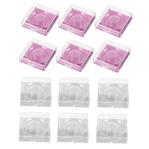 MUSISALY Organizer Für Falsche Wimpern 12 Stück Wimpernaufbewahrungsbox Wimpernverpackungskoffer Tragbare Wimpern-organizer-box von MUSISALY