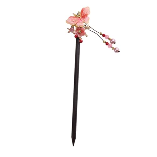 MUSISALY Perlen Haarstab Vintage Haarnadel Holz Haar Essstäbchen Haarschmuck Retro Haarstab Für Frauen von MUSISALY