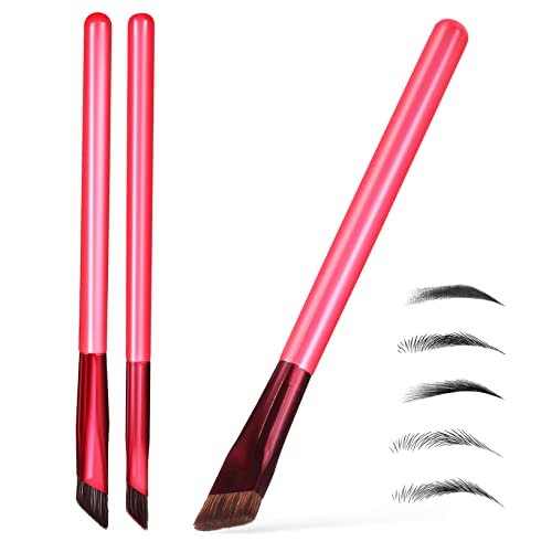 MUSISALY Multifunktionales Augenbrauenpinsel-set 3-teilig Abgewinkelter Pinsel Für Frauen Realistische Make-up-tools Für Augenbrauen Mascara Für Freundin Und Freunde von MUSISALY