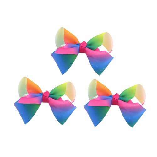 MUSISALY 3stücke Haarspangen Für Mädchen Mode-haarnadel Regenbogen-haarspangen Haarspangen-accessoires Strapazierfähigem Material Alltagsoutfit Haarschmuck Für Mädchen Geschenk Zum Geburtst von MUSISALY