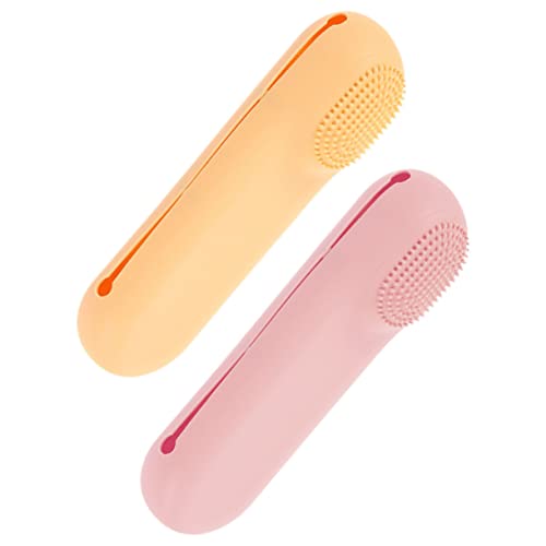 MUSISALY 2stücke Tragbare Reise Kosmetiktasche Make-up-Pinsel-Organizer Kosmetikhalter Aus Silikon Pinsel Aufbewahrungs Etui Für Reisen Multifunktionaler Pinselhalter Leicht Und Praktisch von MUSISALY