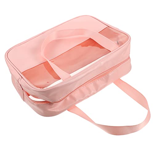 MUSISALY Makeup Bag Transparent Toiletry Storage Große Tragbare Kosmetiktasche Für Reisen Wasserfest Für Herren Und Damen Organisierer Für Pflegeprodukte Und Kosmetik von MUSISALY