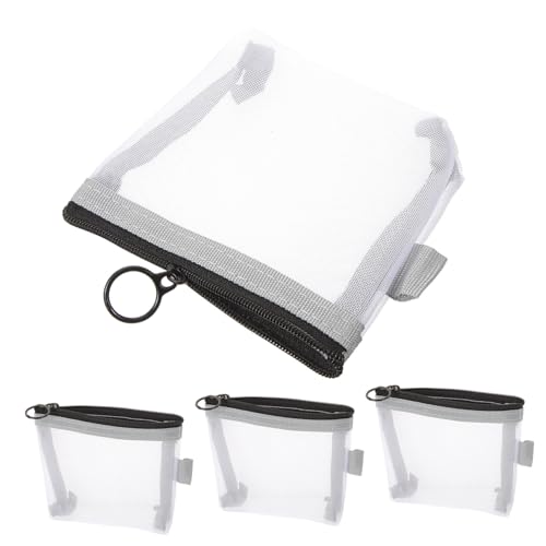 MUSISALY 4stücke Reise Kosmetiktasche Netzstruktur Make-up Organizer Mit Reißverschluss Für Toilettenartikel Und Reisebedarf Für Damen Und von MUSISALY
