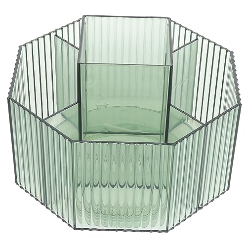 MUSISALY Drehbarer Makeup Pinselhalter Kosmetik Organizer Box Für Schminktisch Stifte Und Kleine Gegenstände Elegantes Design Mit Großem Fassungsvermögen Praktisch Und Dekorativ von MUSISALY