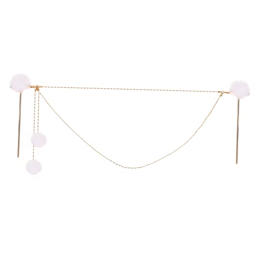 MUSISALY Vintage Haarnadel Im Chinesischen Stil Mit Quaste Und Doppelter Kette Für Frauen Eleganter Haarstab Für Hochzeiten Geburtstagsfeiern Und Hanfu Outfits Strapazierfähig Und von MUSISALY