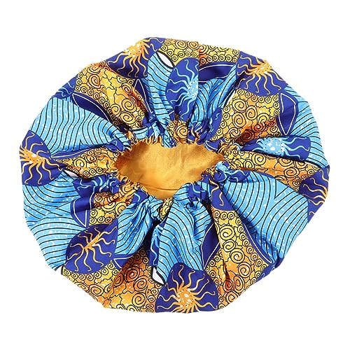 MUSISALY Schlaf Haarhaube Für Damen Elastische Nachtmütze Aus Polyester Haushaltshaube Zum Schutz Badehut Für Erwachsene Anpassung Mit Gummiband von MUSISALY