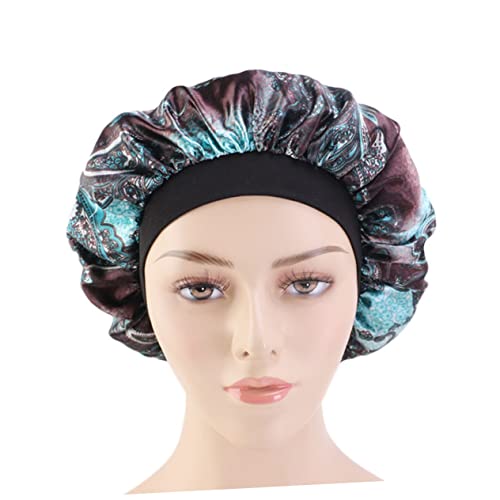 MUSISALY Schlafmütze Damen Kopfbedeckung Nacht Stirnband Mit Schlafmütze Hochelastisch Breitkrempig Weich Anfühlen Mehrfarbig Zum Schlafen von MUSISALY