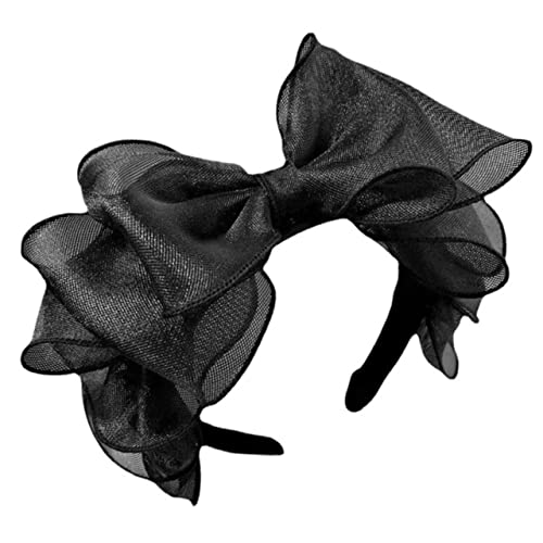MUSISALY Schleifen-stirnband Rutschfest Mit Bowknot Für Damen Haarschmuck Dekoratives Stirnbänder Für Mädchen Kostümpartys Feiertage Weihnachtsfeiern Cosplay von MUSISALY