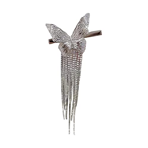 MUSISALY Haarnadel Mit Strass-schmetterlingen Haarspange Mit Schmetterlingsquaste Und Kopfschmuck Für Damen von MUSISALY