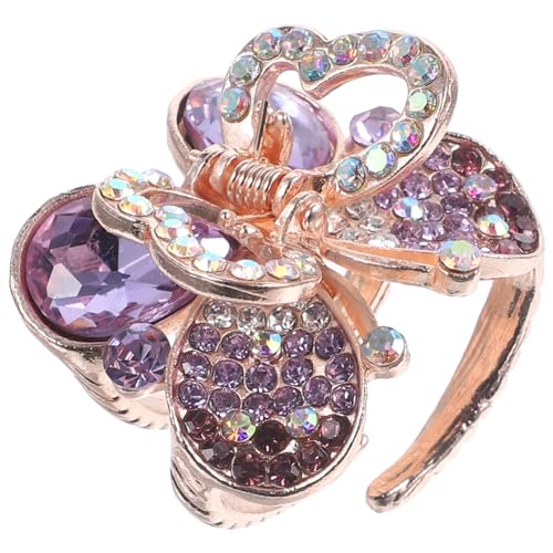 MUSISALY Schmetterlings-haarklammer Mit Strass Haarklemme Für Damen Haar-accessoire Elegant Und Haltbar von MUSISALY