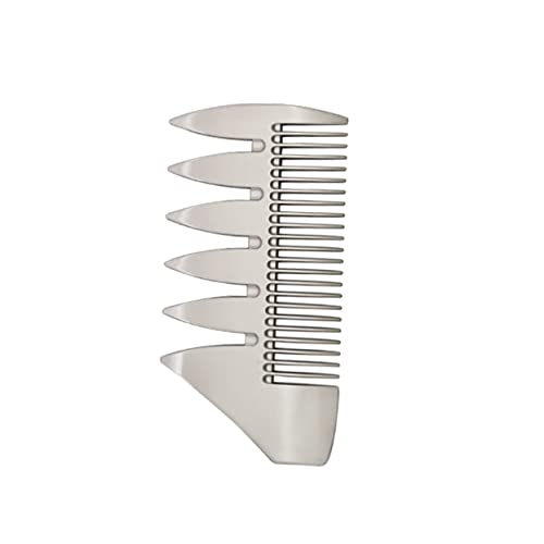 MUSISALY Bartkamm Für Herren Mit Seiten Haarkamm – Statische Funktion Rasierpinsel in Reisegröße Schnurrbartbürste Pflegewerkzeug von MUSISALY