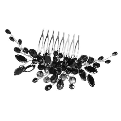 MUSISALY Seitlicher Haarkamm Mit Strasssteinen Für Braut Hochzeitsschmuck Dekorativer Kamm Für Verschiedene Anlässe von MUSISALY