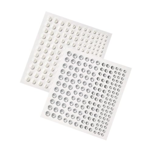 MUSISALY Perlen Sticker Perlen Perlmutt Selbstklebende Strass Aufkleber Bastelperlen Verschiedenen Farben Kunstperlen Zur Dekoration Von Make up Und Bastelprojekten 1 Satz Für Kreatives Gestalten von MUSISALY