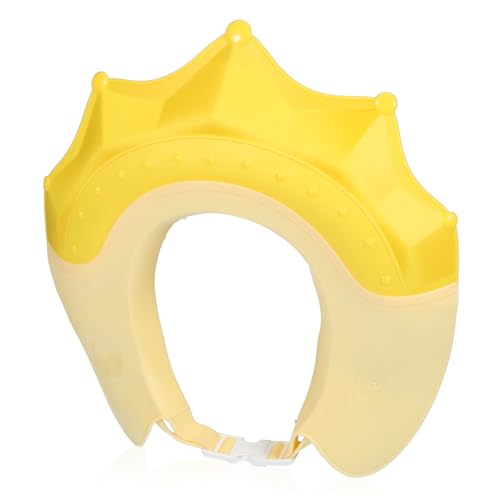 MUSISALY Badehaube Duschhut Für Kinder Babys Mit Seitlichen Klappen Haarwaschschutz Sichere Materialien Verstellbar Badewanne von MUSISALY