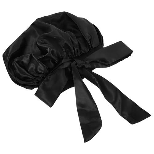 MUSISALY Silk Sleep Damen Mit Schleife Elastische Satin-schlafhaube Leicht Und Tragbar Für Reisen Extra Große Seidenhaube Für Lockiges Haar Einfach Zu Reinigen Und Wiederverwendbar von MUSISALY