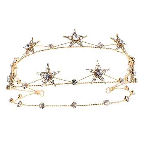 MUSISALY Stern-kopfschmuck Für Erwachsene Braut-kopfschmuck Glitzernd Prinzessinnen-krone Haar-accessoires Für Hochzeit von MUSISALY
