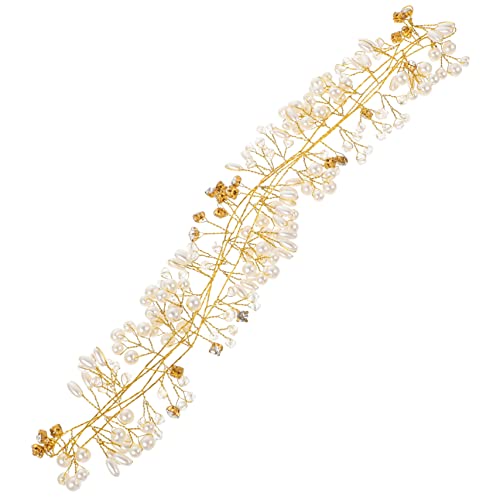 MUSISALY Elegantes Braut-stirnband Damen-haarband Kopfschmuck Für Hochzeitsfeier Strass-stirnband von MUSISALY