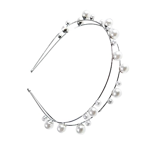 MUSISALY Stirnband Modisches Haarnadel-stirnband Für Frauen Simulierte Haarbänder Dekorative Stirnbänder Für Hochzeitsfeiern von MUSISALY