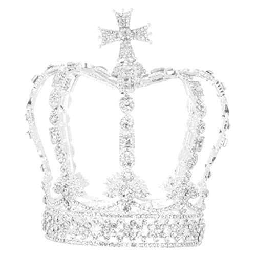 MUSISALY Strass-brautkrone Zarte Krone Kopfbedeckung Tiara Kopfschmuck Hochzeit Hochzeitsaccessoire Mit Filigranem Design Geeignet Für Hochzeit Geburtstag Partys von MUSISALY