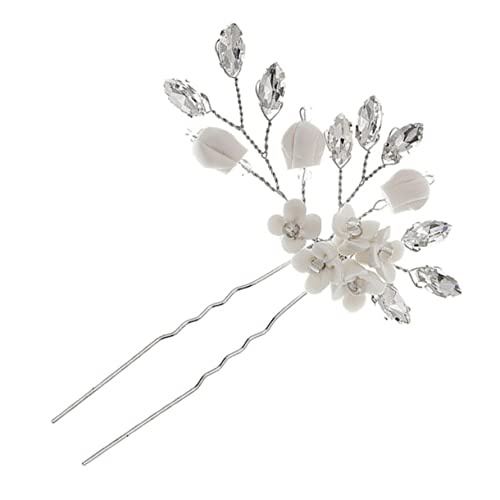 MUSISALY Strass-haarnadel U-förmig Damen Mädchen Haarschmuck Kopfschmuck Haarspangen Haarnadeln Für Alltag Brautschmuck von MUSISALY