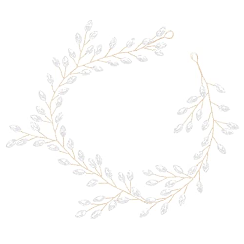 MUSISALY Strass-schmuck Haarkette Braut-stirnband Stirnband Für Frauen Haar-accessoires Für Hochzeit Braut von MUSISALY