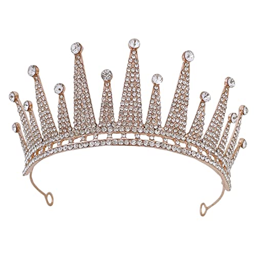 MUSISALY Strass-stirnband Für Hochzeit Perlenschmuck Tiara Kopfschmuck Für Braut Haar-accessoire Für Party von MUSISALY