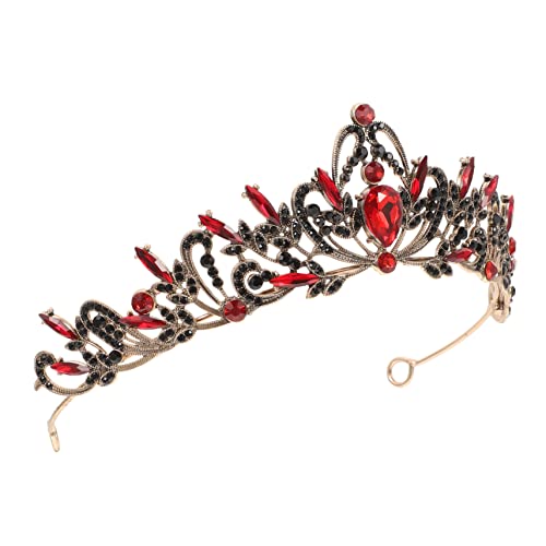 MUSISALY Strass-tiara Für Hochzeit Brauttiara Aus Legierung Hochzeitskrone Als Haarschmuck Kopfschmuck Für Bräute von MUSISALY