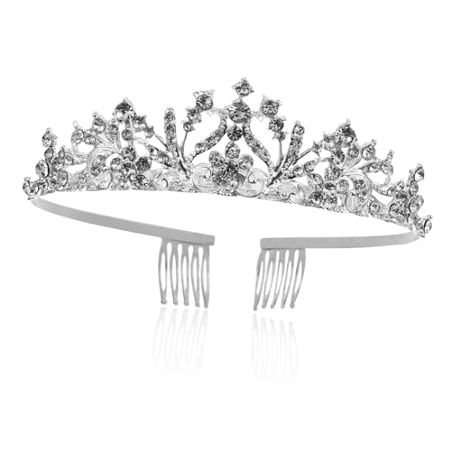 MUSISALY Brautkrone Hochzeits-stirnband Strass-krone Für Die Braut Elegantes Haar-accessoire MUSISALY Brautkrone Hochzeits-stirnband Strass-krone Für Die Braut Elegantes Haar-accessoire von MUSISALY