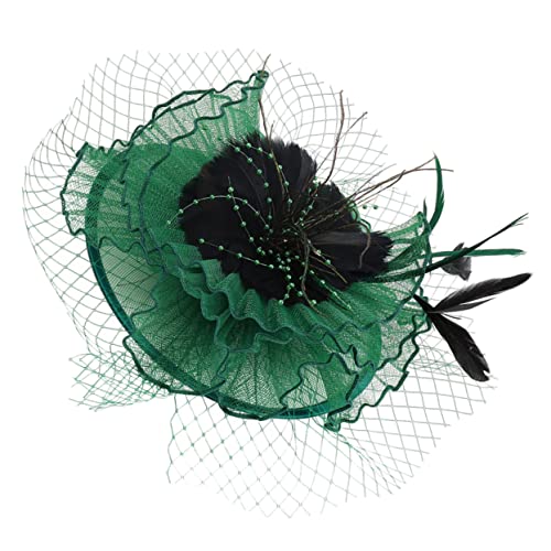 MUSISALY Fascinator-hut Für Damen Haarband Kopfschmuck Mit Netzfeder Elastisch Und Passend Für Hochzeiten Und Teepartys von MUSISALY
