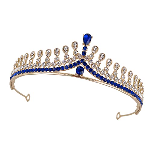 MUSISALY Brautkrone Tiara Mit Strass Eleganter Haarschmuck Für Damen Und Mädchen Für Hochzeiten Geburtstagsfeiern Und Besondere Anlässe Komfortabel Und Langlebig von MUSISALY