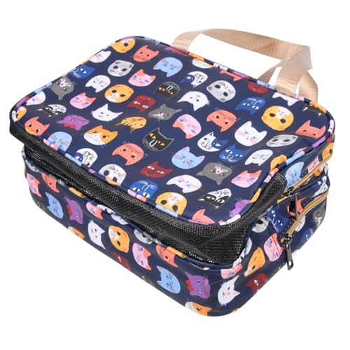 MUSISALY Kosmetikbeutel Damen Aus Pu-Material Und Langlebig Mit Reißverschluss Und Griff Für Make-up Reise Und Aufbewahrung von MUSISALY