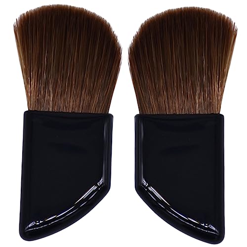 MUSISALY Tragbares Make-up-set Mit Puderpinsel Und Foundationpinsel Für Reisen Kosmetiktasche Aus Nylon Und Kunststoff Passend Für Damen Make-up von MUSISALY