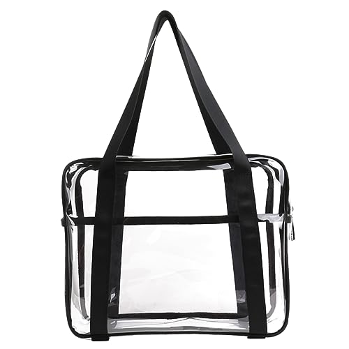 MUSISALY Transparenter Make-up-Beutel Mit Reißverschluss Durchsichtige Kosmetiktasche Für Reisen Kulturbeutel-Organizer Für Damen Tragbare Aufbewahrungstasche Für Beauty-Produkte von MUSISALY