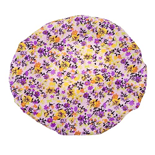 MUSISALY Duschhauben Für Kinder Baby-schlafmütze Verstellbare Kappe Für Jungen Und Mädchen Zum Baden Schlafen Essen Im Freien Blumenmuster von MUSISALY