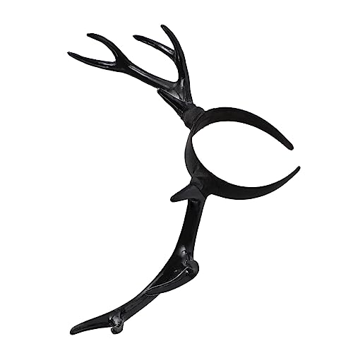 MUSISALY Elch-stirnband Mit Geweih Weihnachts-haarband Kopfschmuck Für Festtagsparty von MUSISALY