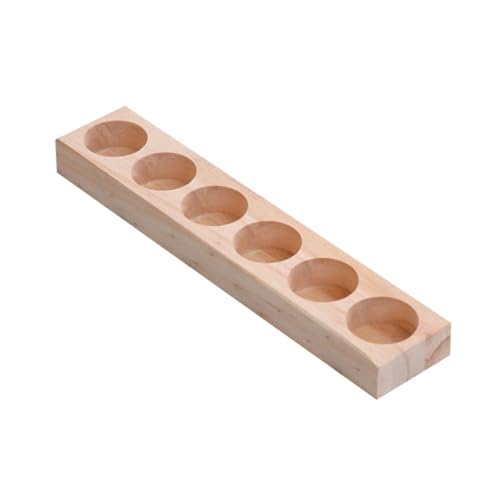 MUSISALY Praktischer Aufbewahrungsständer Aus Massivem Holz Für Ätherische Öle Dekorativer Organizer Für Schreibtisch Und Schminktisch Leicht Und Kompakt Schützt Vor von MUSISALY