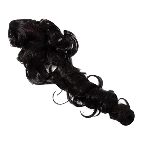 MUSISALY Lange Lockige Synthetik Haarverlängerung Mit Kralle Ponytail Für Damen Hochtemperaturmaterial Einfache Anwendung Für Jeden Anlass von MUSISALY