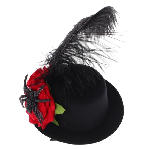 MUSISALY Mini-zylinder-haarspange Für Damen Retro-stil Hut-haarnadel Dekorative Haarspange Elegantes Haar-accessoire von MUSISALY