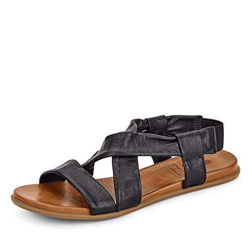 2Go Fashion Damen 8003-802 Flache Sandale, Schwarz, 41 EU von 2Go Fashion