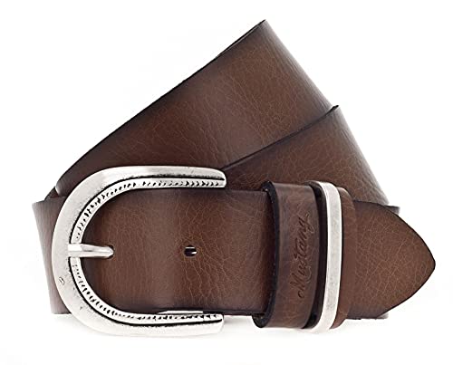 MUSTANG 35mm Leather Belt W100 Cognac von Mustang