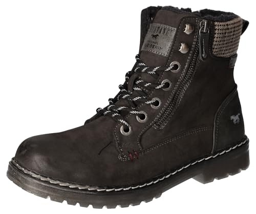 Mustang Herren 4145-603 Stiefelette, dunkelgrau, 42 EU von MUSTANG